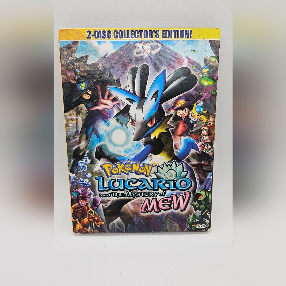 Pokemon Lucario & Mystery of Mew DVD 2006 2-Disc